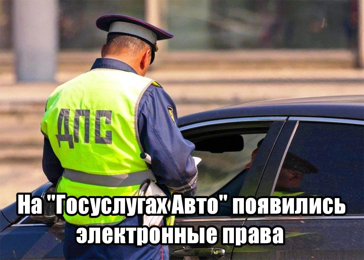 В &quot;Госуслугах Авто&quot; появилась возможность предъявить электронные права.