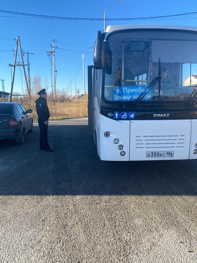 Проведена совместная проверка автобусов.