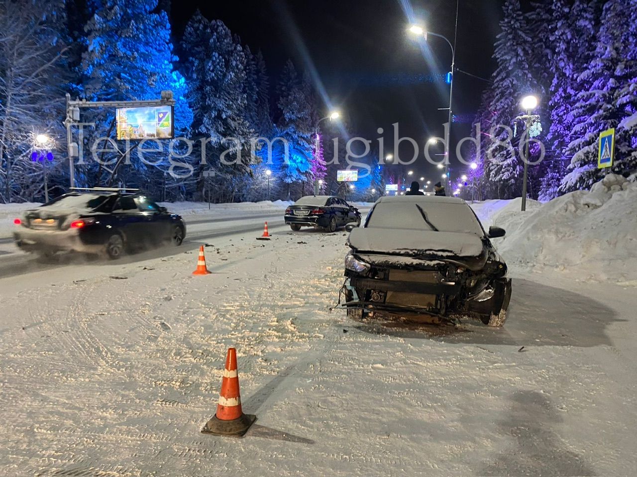 В окружной столице произошло ДТП с участием двух автоледи.