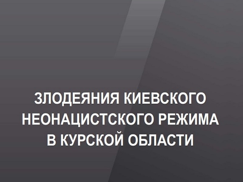 Фонд исследования проблем демократии открыл выставку «Злодеяния киевского неонацистского режима в Курской области».