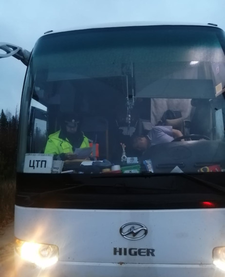 Проведена совместная проверка автобусов. Проведена совместная проверка автобусов.